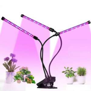 Cultivator de plante cu clip flexibil cu lumină triplă LED 78892180 Instrumente pentru creșterea plantelor