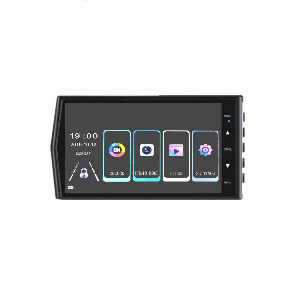 REC T680 Autós Kamera - Fedélzeti és Tolató Kamera - 4 Colos Kijelző