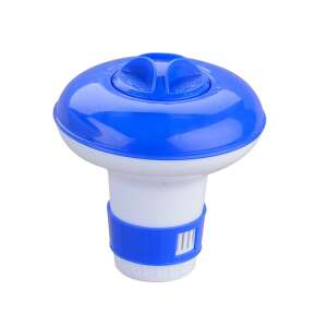 Schwimmender Pool-Chemikalienspender, 1-1/2 Zoll, blau und weiß - Chemikaliendosierer