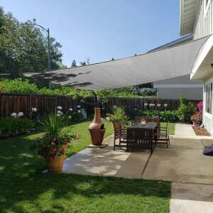 Rana napvitorla négyszög alakú 3x4 m szürke 60132214 - Copertine soare