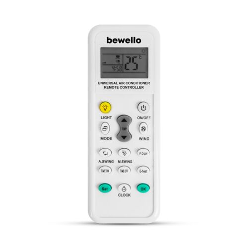 Universal remote control for air conditioning - 1000 in 1 - 2 x AAA - white