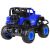 Rear View of Blue Racing Off-Road Remote Control Truck