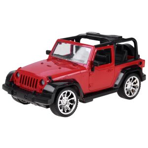 Czerwony terenowy jeep zdalnie sterowany w skali 1:16 - Nonbrand Pojazd zdalnie sterowany