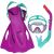 Bestway Tauchset für Kinder, rosa Maske, Flossen, Schlauch 25046 80323636