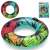 Bestway 91cm palm tree inflatable swim ring with handles, collage