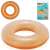 Bestway Frosted Neon orange inflatable ring float for kids, 76 cm, with packaging