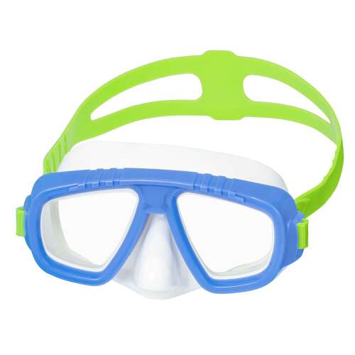 Bestway Aqua Champ Essential Kids Diving Mask, Blue and Green
