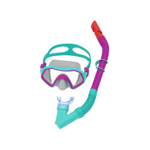 Zestaw maski i rurki do nurkowania Bestway Youth, fioletowy i turkusowy