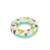 Bestway inflatable swimming ring with fruit and tropical leaf design, 61 cm