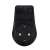 Back side of outdoor switched socket with child protection, black, IP44