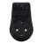 Back side of outdoor switched socket with child protection, black, IP44