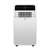 Home ACH 12000 mobile air conditioner, front view, white and black