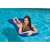 Intex inflatable mesh pool float, woman relaxing on the float in the pool