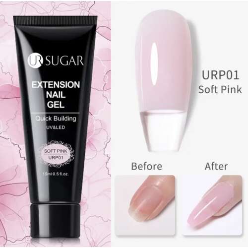 Ur Sugar Poly Gél soft pink 01