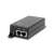 DIGITUS Gigabit Ethernet PoE 15.4W power injector, black, front view