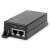 DIGITUS Gigabit Ethernet PoE 15.4W power injector, black, front view