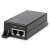 DIGITUS Gigabit Ethernet PoE 15.4W power injector, black, front view