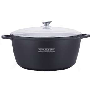 Гювеч Royalty Line 36 cm с мраморно покритие и капак - Тигани за готвене и печене