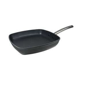 Bergner MasterPro BGMP 3503 Foodies 28 cm mramorová grilovacia panvica, nepriľnavá, s rukoväťou z nehrdzavejúcej ocele - Nádoby na varenie a pečenie