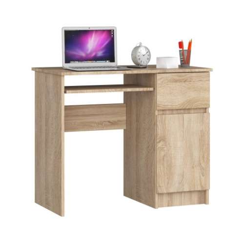 Rechtshänder Computertisch mit Regal P77_90 - Weitere Farben 31623678