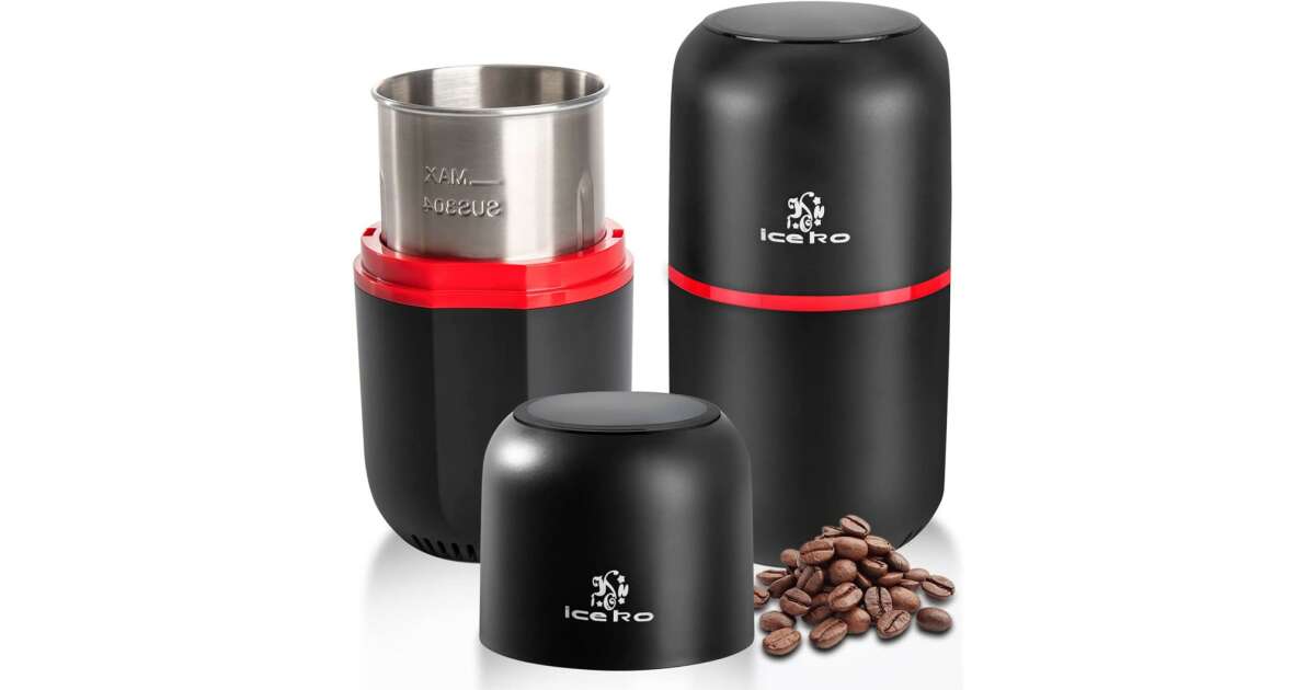 Coffee and Spice Grinder, Black