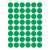 Avery Zweckform 18mm green round dot stickers, 24 stickers per sheet, 44 sheets per box