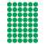 Avery Zweckform 18mm green round dot stickers, 24 stickers per sheet, 44 sheets per box