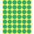 Avery Zweckform green marking dots, 18mm diameter, 1056 dots per pack