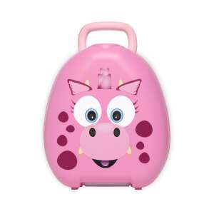 My Carry Potty hordozható kisgyerek bili pink dinó 53034088 Bilik - Lehajtható fedél