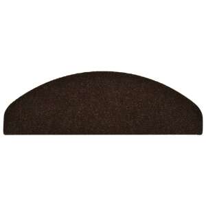 vidaXL barna öntapadó lépcsőszőnyeg, 65 x 21 x 4 cm - Lépcsőszőnyeg