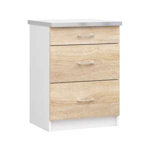 Küchenschrank mit unterer Schublade P82_60 #white-sonoma 31625423 Küchenmöbel