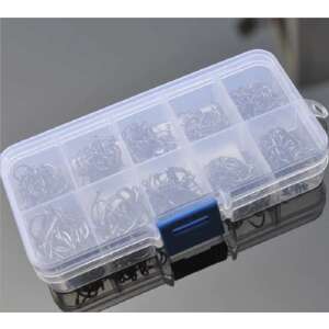 100 piece fishing hook set with storage box - Fishing Hook