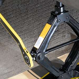Ratchet wrench for scissor jack, black and yellow, 34 cm - Construction & Renovation