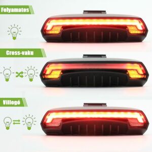 GreenLan bicycle rear light with laser turn signals, multiple lighting modes - Bicycle Light