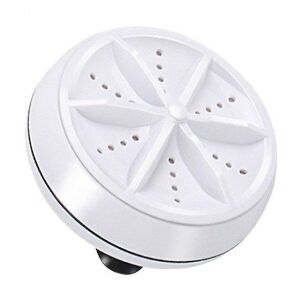 Angled view of Mini Ultrasonic Washing Machine - Washing Machine Accessory