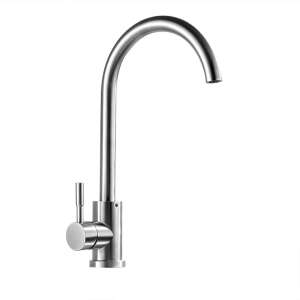 Stainless steel kitchen sink faucet with single handle - Nonbrand Faucet
