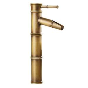 TRENDY antik egykaros keverős csaptelep, antik bronz színben, bambusz stílusban - Trendy S Faucet