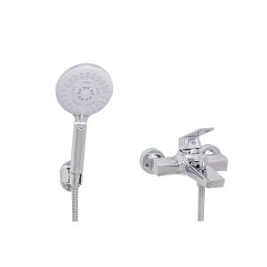 TRENDY S Shower Faucet with Fixed Shower Head, Brass, Polished Chrome - Trendy S Faucet