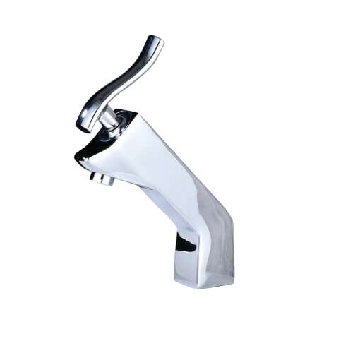 TRENDY S single lever bathroom sink faucet, chrome finish