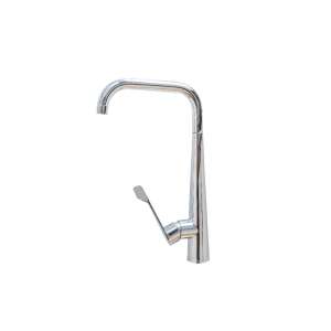 TRENDY S kitchen sink faucet, high swan spout, stainless steel - Trendy S Faucet