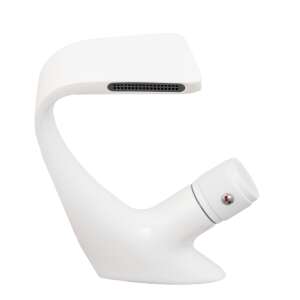 TRENDY S matt white bathroom faucet, modern design, water saving - Trendy S Faucet