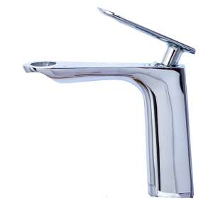 TRENDY S single lever basin mixer tap, chrome, modern design - Trendy S Faucet