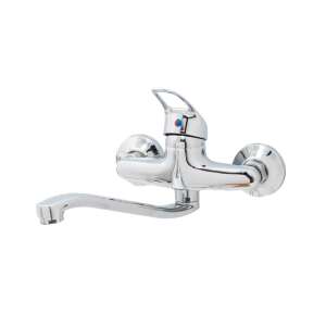 TRENDY S falra szerelhető konyhai csaptelep forgó csővel, króm - Trendy S Csaptelep