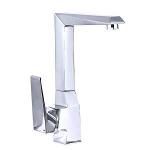 TRENDY S Single Lever Basin Mixer Tap, Polished Chrome - Trendy S Faucet