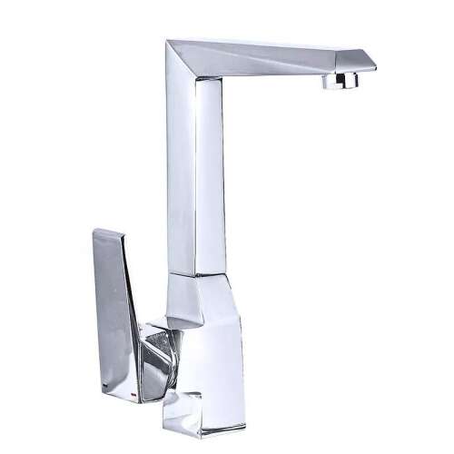 TRENDY S Single Lever Basin Mixer Tap, Polished Chrome