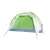 Cort Trizand Nevada pentru 4 persoane, verde și alb, cu ușă deschisă