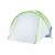 Cort Trizand Nevada pentru 4 persoane, verde și alb, cu ușă deschisă