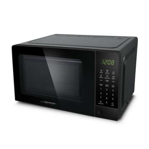 Esperanza EKO009 20L 1100W Microwave Oven with Child Lock, Black