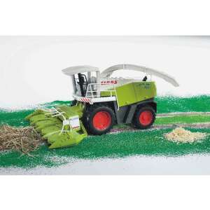 Bruder Claas Jaguar 900 combine harvester jucărie, verde și alb, scară 1:16, cu cap de porumb - Mașină de lucru pentru copii