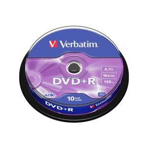 VERBATIM DVDV+16B10 DVD+R cake box DVD lemez 10db/csomag 60276204 